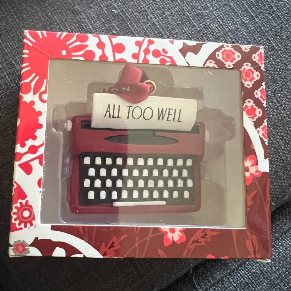 Taylor Swift All Too Well Typewriter Ornament
